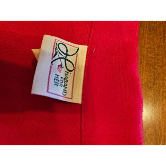 Vintage Haband for her Blazer Size XL Hot Pink one button Oversized roll sleeve - Picture 3 of 9